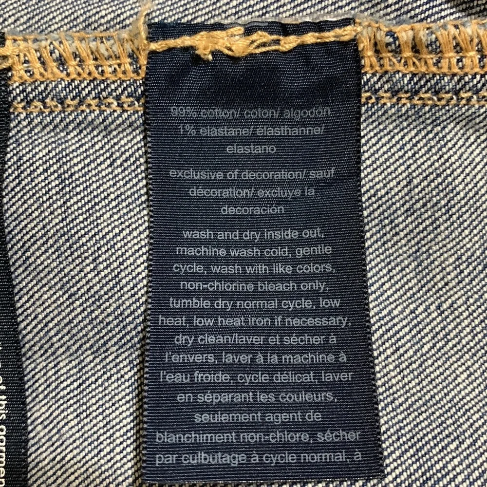 Tommy Hilfiger 'Long Beach' Women’s Denim Skirtall/Overall Dress-Size 29 NWT - Picture 9 of 11